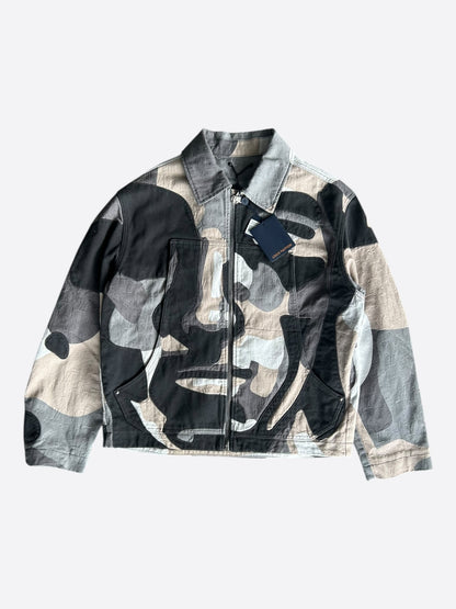 Louis Vuitton KidSuper Camouflage Monogram Face Work Jacket