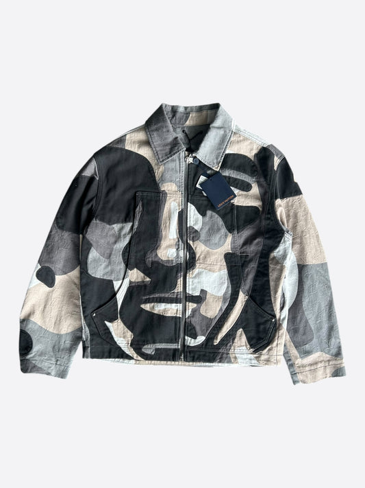 Louis Vuitton KidSuper Camouflage Monogram Face Work Jacket