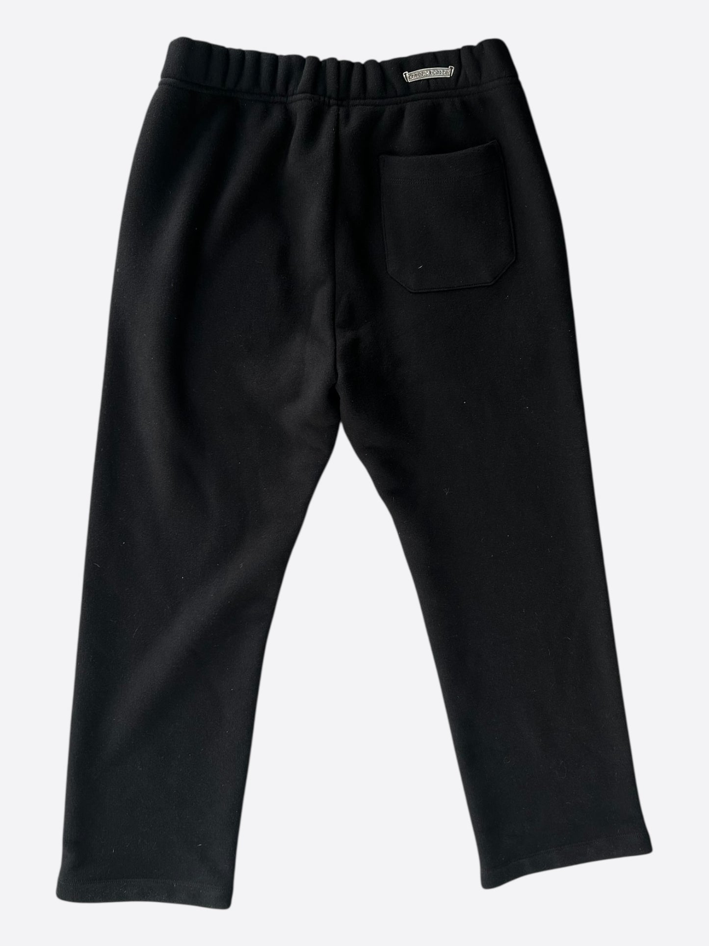 Chrome Hearts Black CH Logo Embroidered Sweatpants