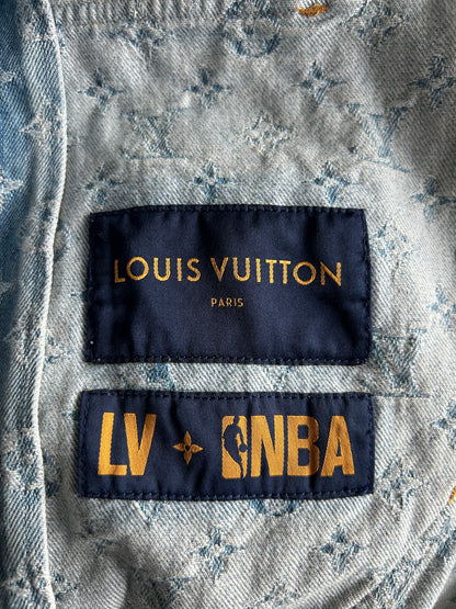 Louis Vuitton NBA Monogram Denim Zip Up Jacket