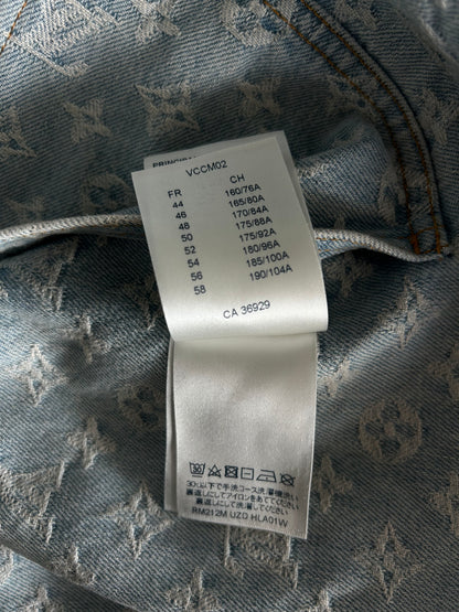 Louis Vuitton NBA Monogram Denim Zip Up Jacket