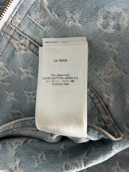 Louis Vuitton NBA Monogram Denim Zip Up Jacket