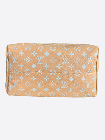 Louis Vuitton Peach & White Monogram P9 Speedy 40