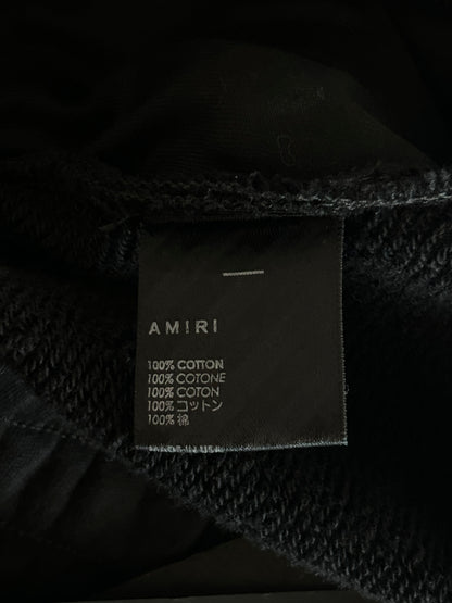 Amiri Black & White MA Bar Logo Sweatpants