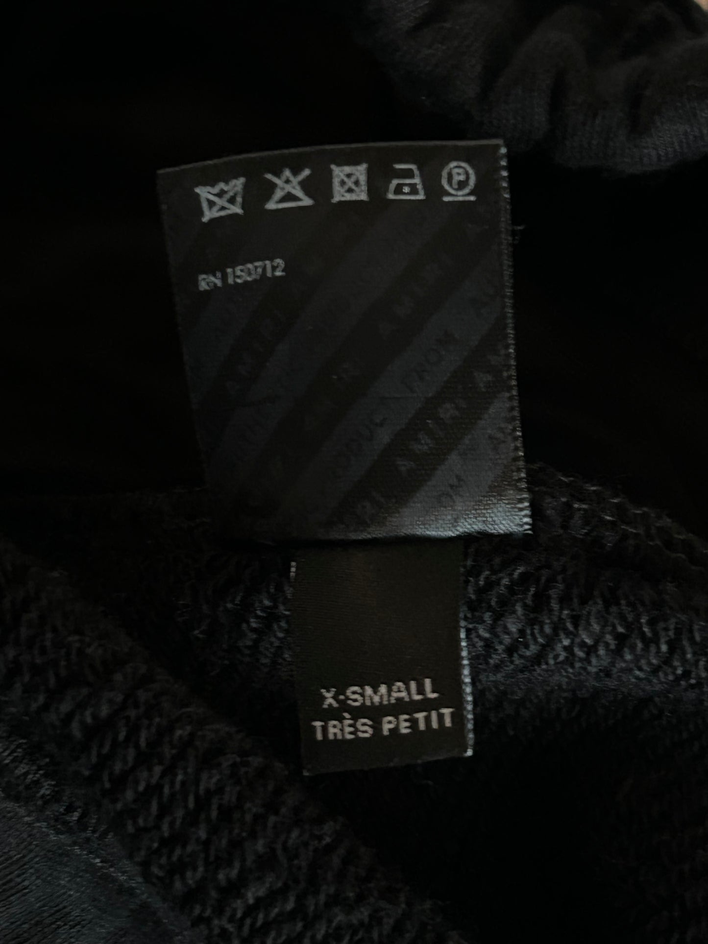 Amiri Black & White MA Bar Logo Sweatpants