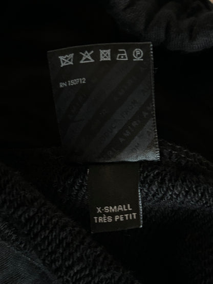 Amiri Black & White MA Bar Logo Sweatpants