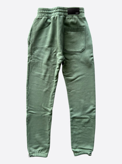 Amiri Green & Peach MA Watercolor Logo Sweatpants