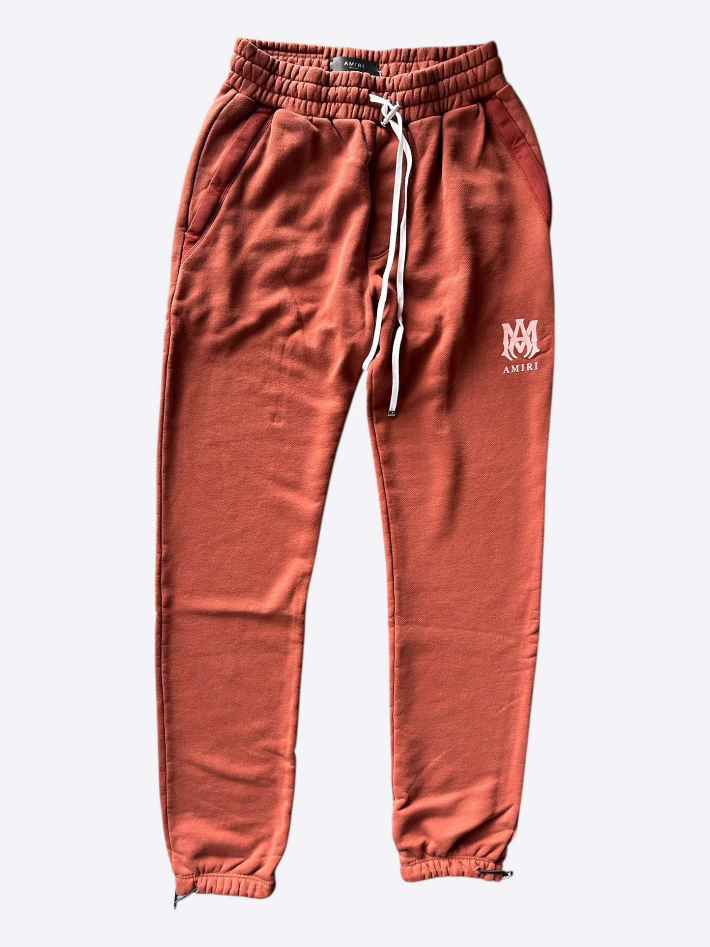 Amiri Red & Pink MA Logo Sweatpants