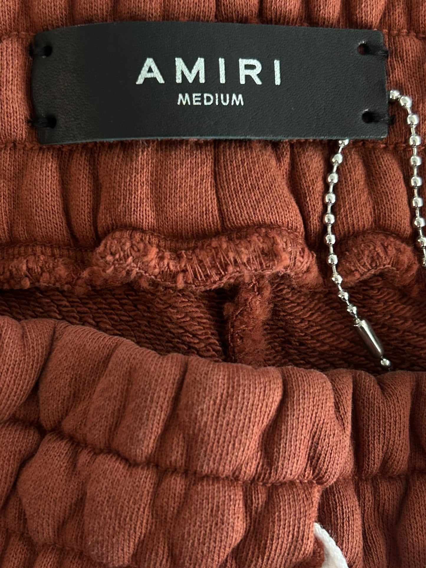 Amiri Red & Pink MA Logo Sweatpants