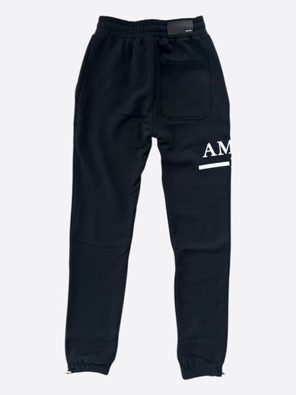 Amiri Black & White MA Bar Logo Sweatpants