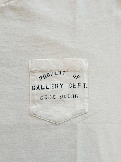 Gallery Dept Natural Property Of Gallery Dept Pocket T-Shirt