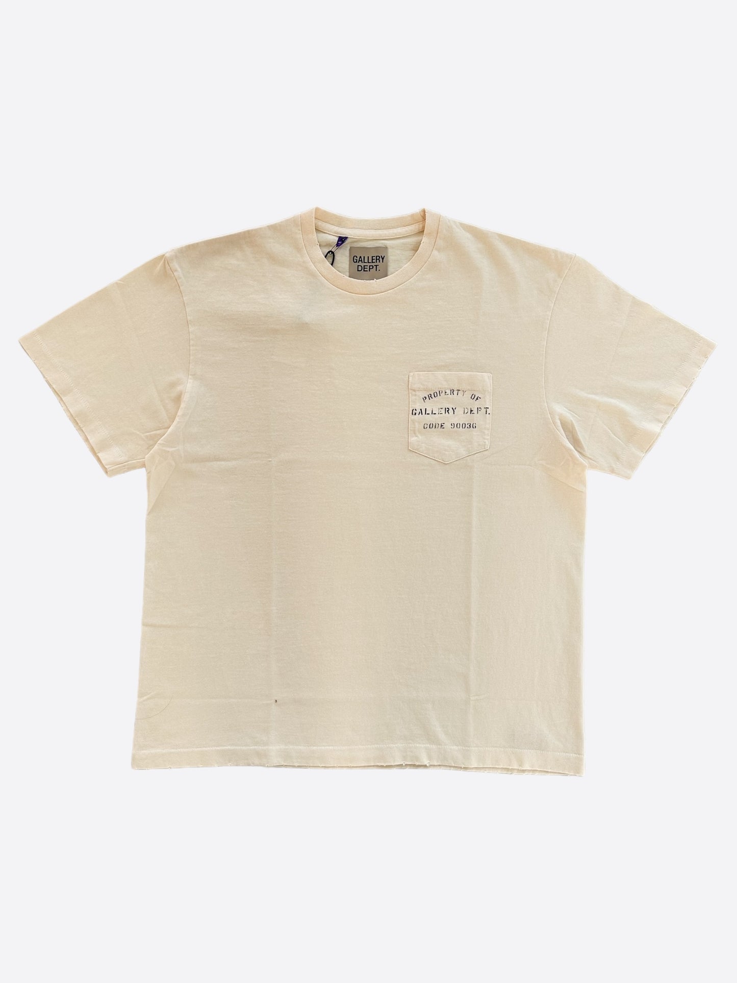 Gallery Dept Natural Property Of Gallery Dept Pocket T-Shirt