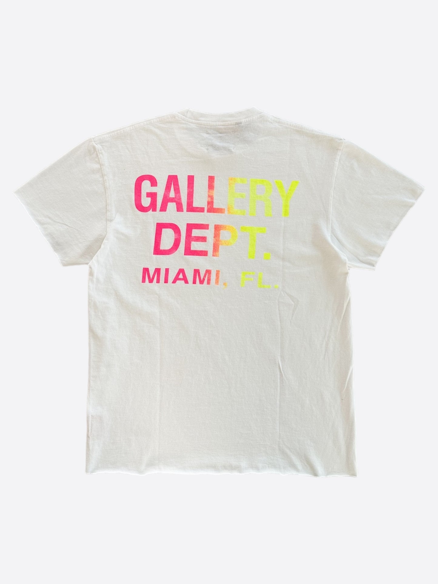 Gallery Dept White Paint Splatter Boardwalk T-Shirt