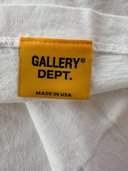 Gallery Dept White & Black Large French Logo T-Shirt