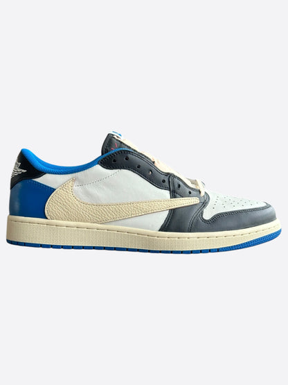 Nike Cactus Jack Fragment Blue White Air Jordan Low Top