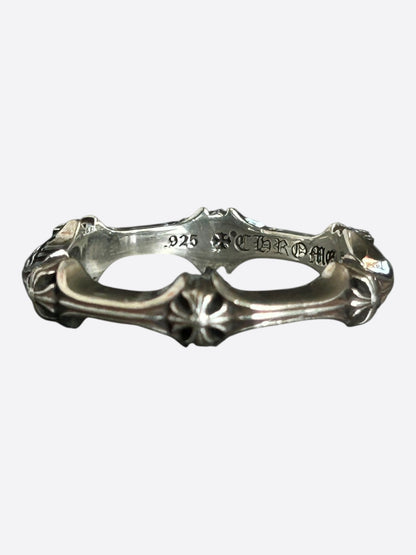 Chrome Hearts Silver Plus & Bone Ring