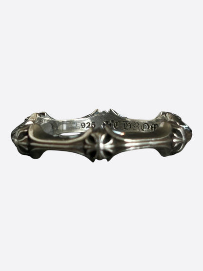 Chrome Hearts Silver Plus & Bone Ring