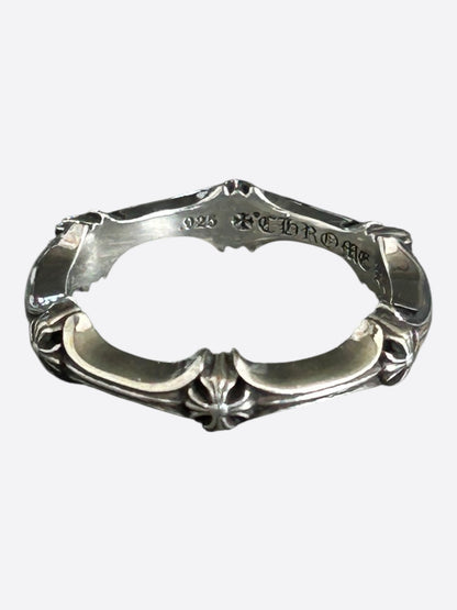 Chrome Hearts Silver Plus & Bone Ring