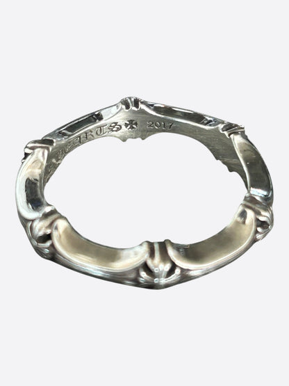 Chrome Hearts Silver Plus & Bone Ring