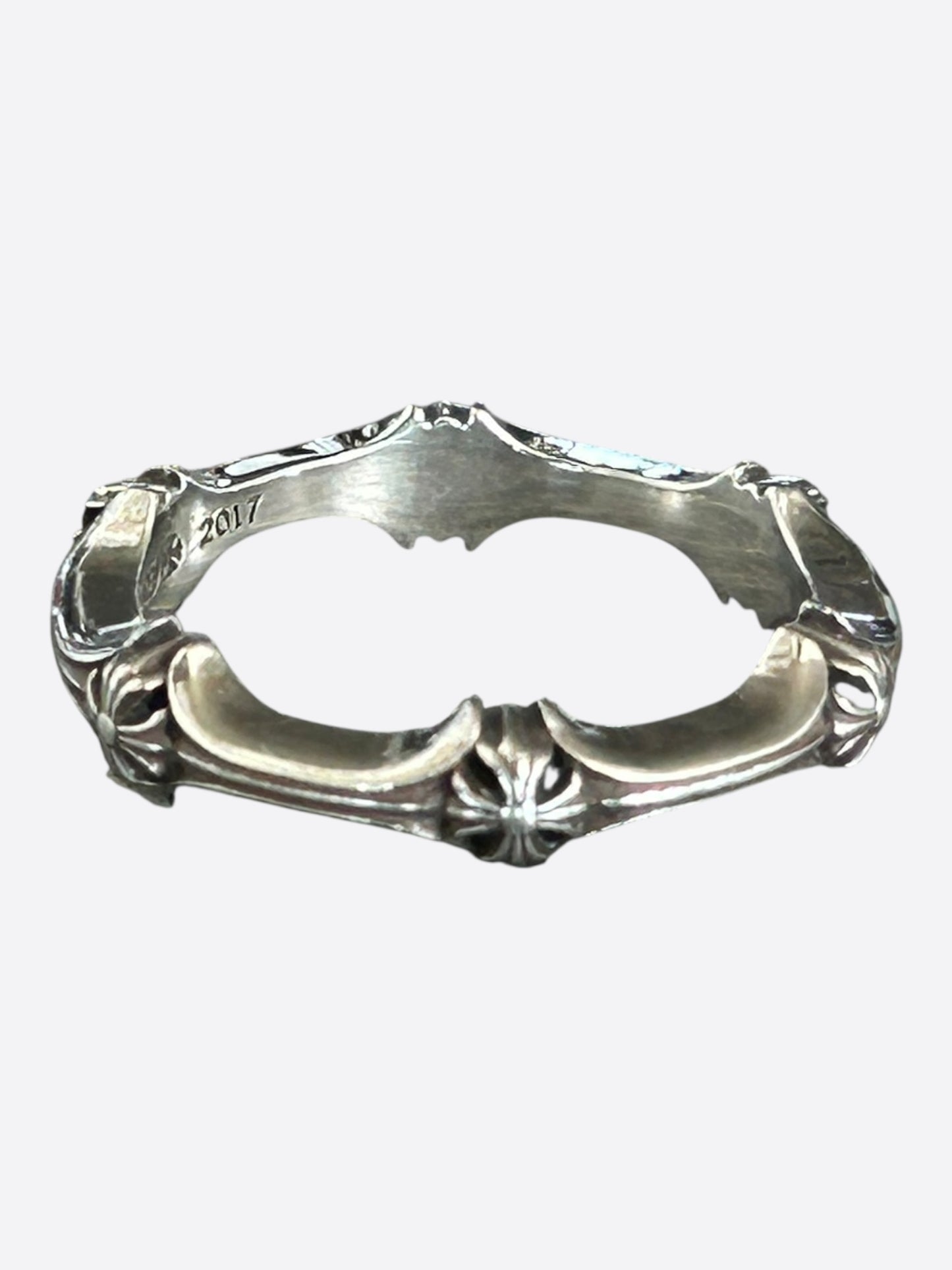Chrome Hearts Silver Plus & Bone Ring