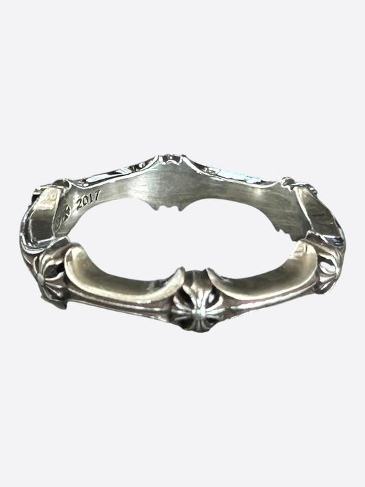 Chrome Hearts Silver Plus & Bone Ring