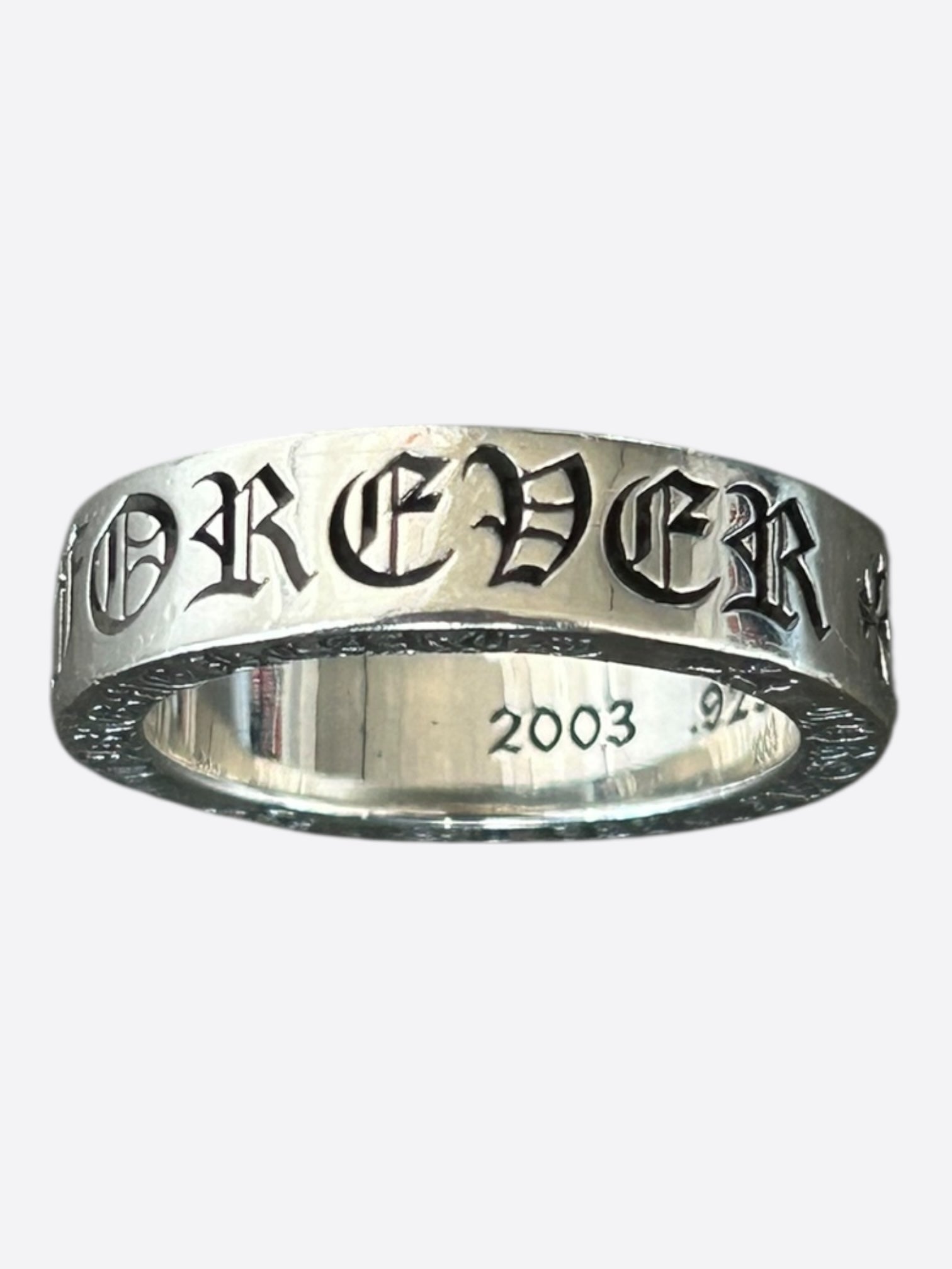 アクセサリー CHROME HEARTS Forever Ring Chrome Hearts Silver Forever Ring – Savonches