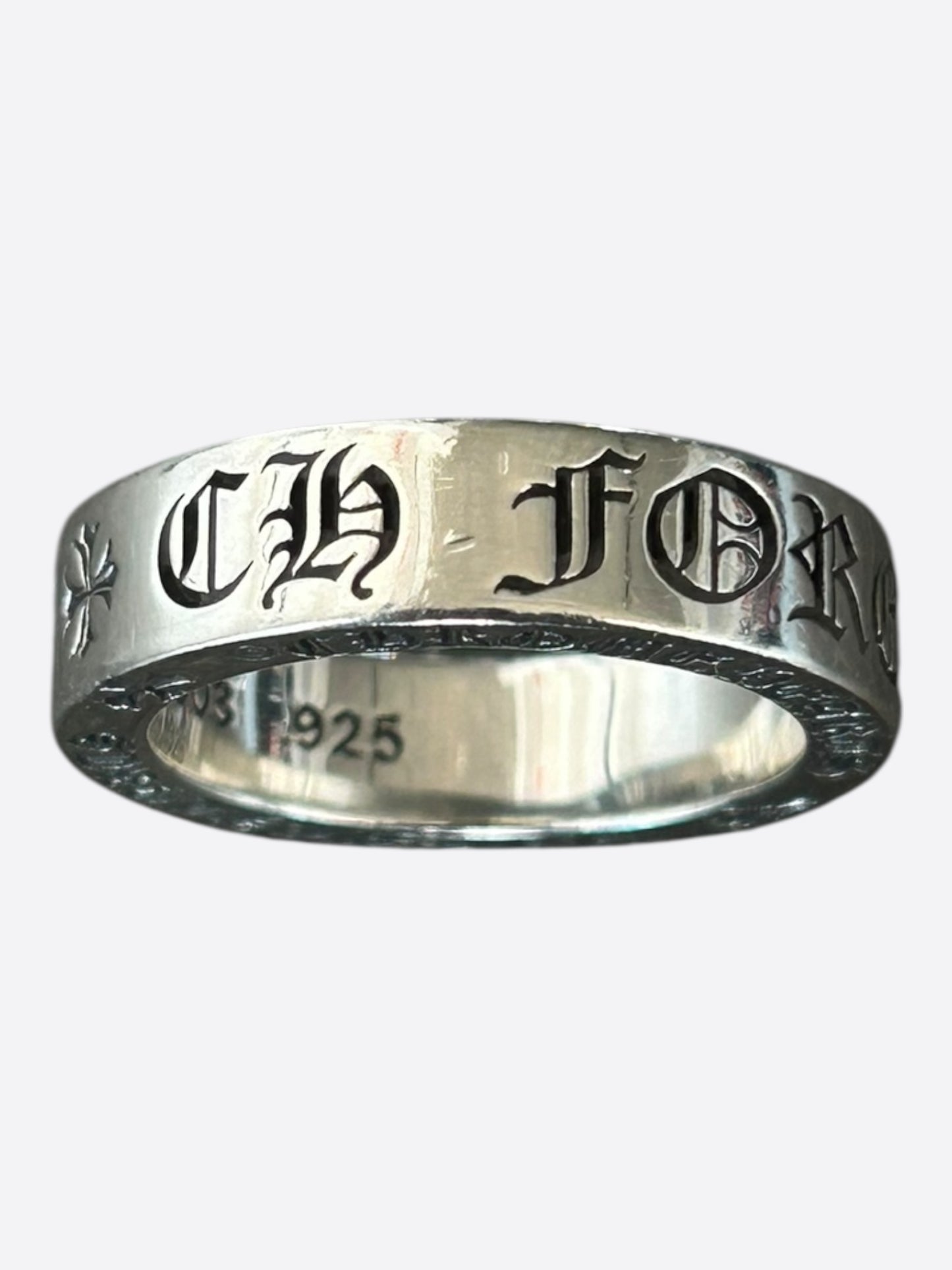 Chrome Hearts Silver Forever Ring