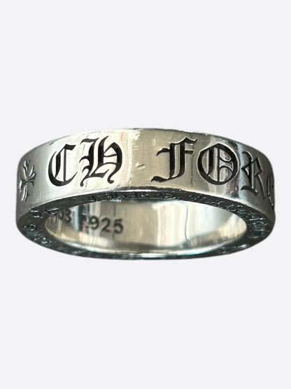 Chrome Hearts Silver Forever Ring
