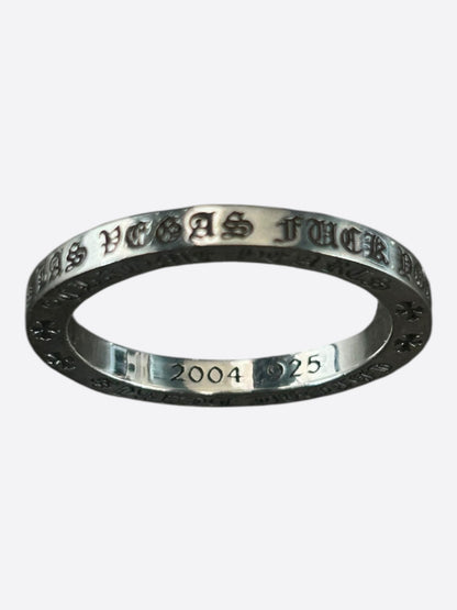 Chrome Hearts Silver Las Vegas Spacer Ring