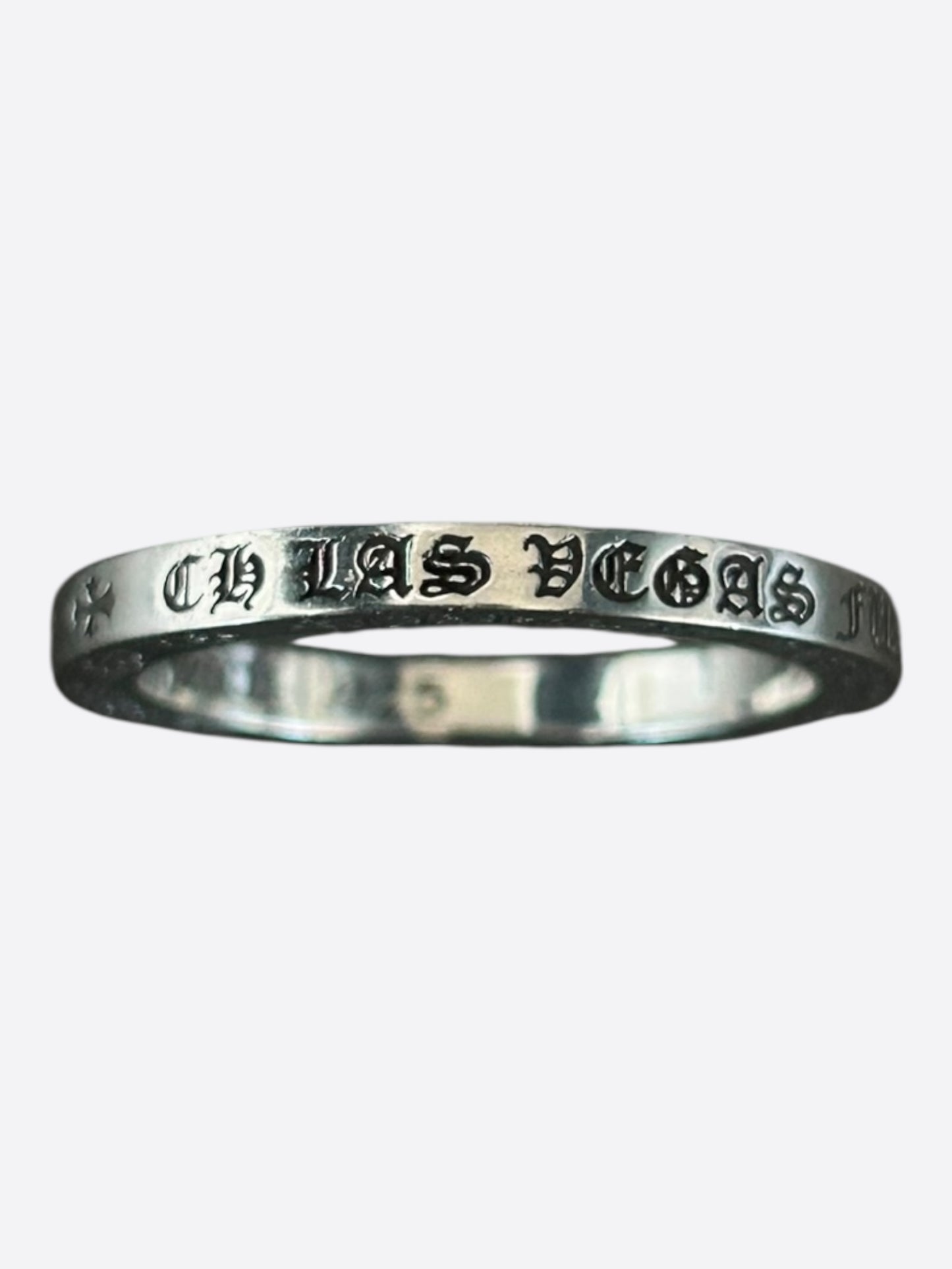 Chrome Hearts Silver Las Vegas Spacer Ring