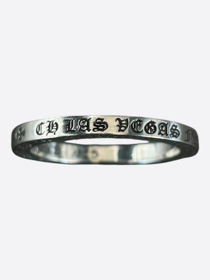 Chrome Hearts Silver Las Vegas Spacer Ring