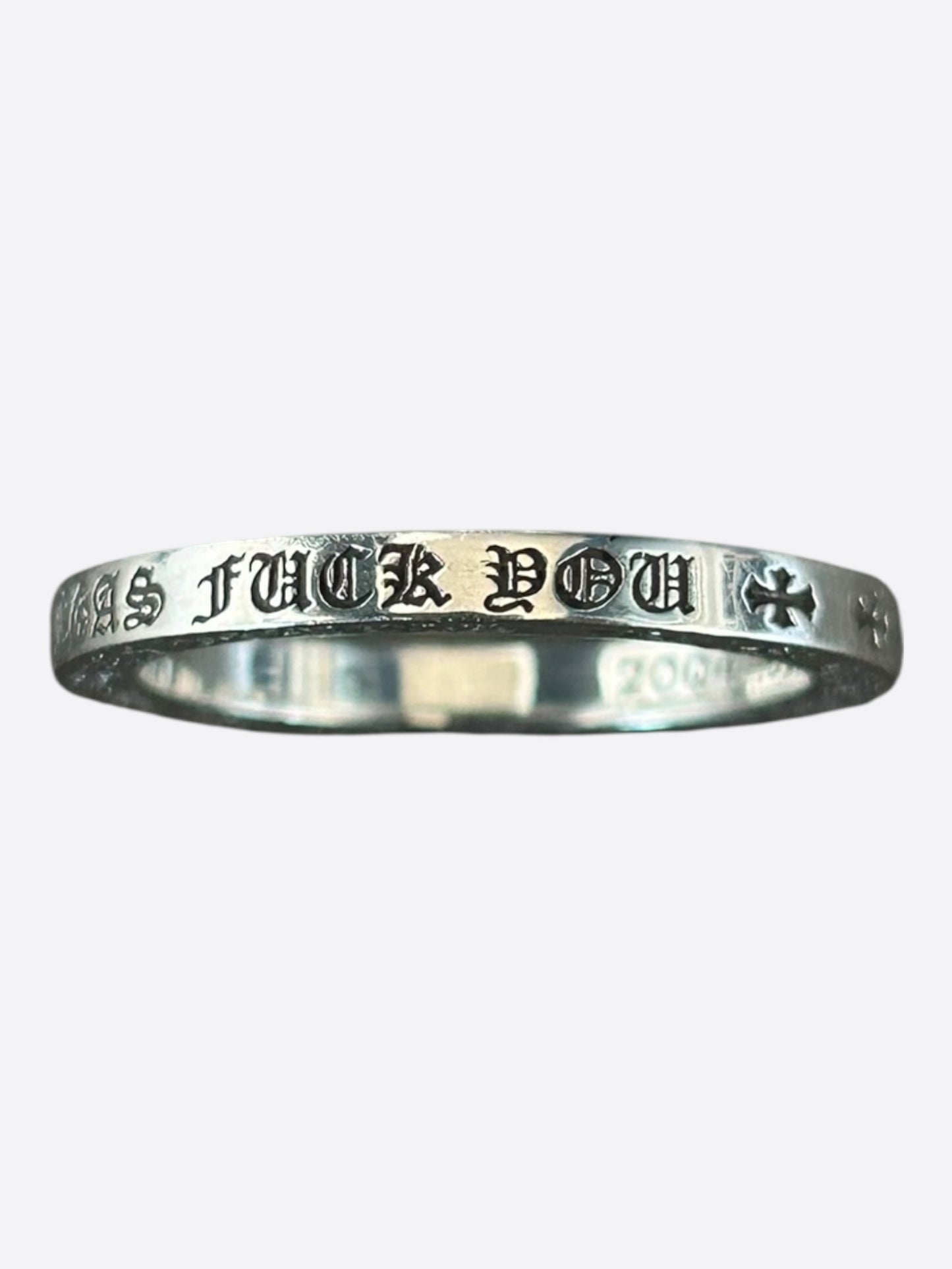 Chrome Hearts Silver Las Vegas Spacer Ring