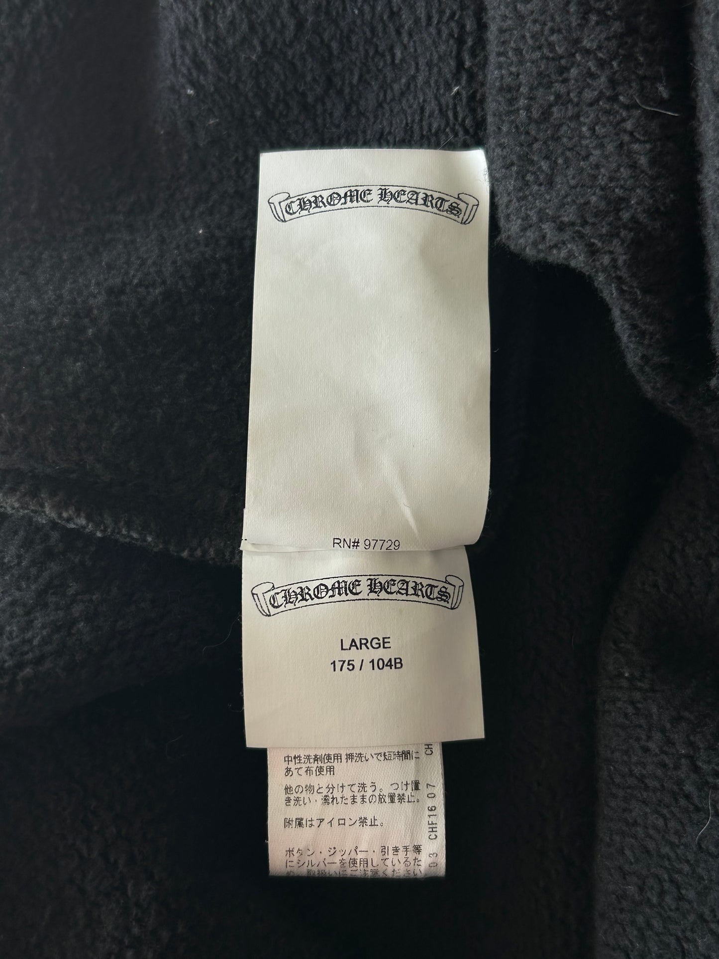 Chrome Hearts Black Triple Cross Patch Paper Jam Sweater
