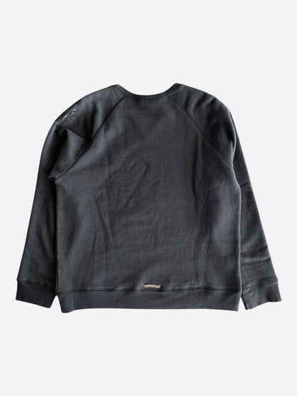 Chrome Hearts Black Triple Cross Patch Paper Jam Sweater