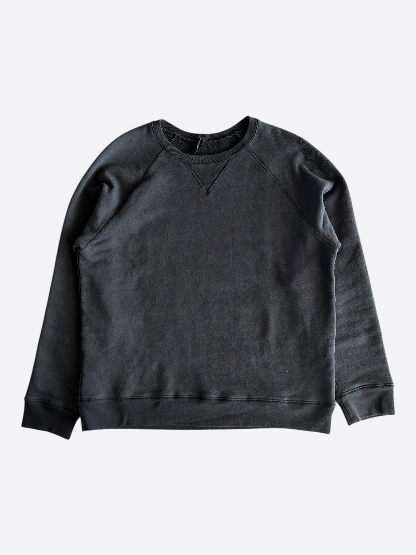 Chrome Hearts Black Triple Cross Patch Paper Jam Sweater