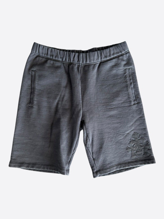 Chrome Hearts Black Triple Cross Patch Paper Jam Shorts
