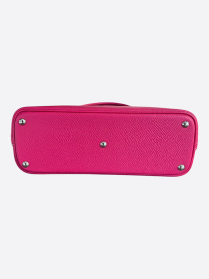 Hermes Rose Tyrien Epsom & Palladium Hardware Bolide 28