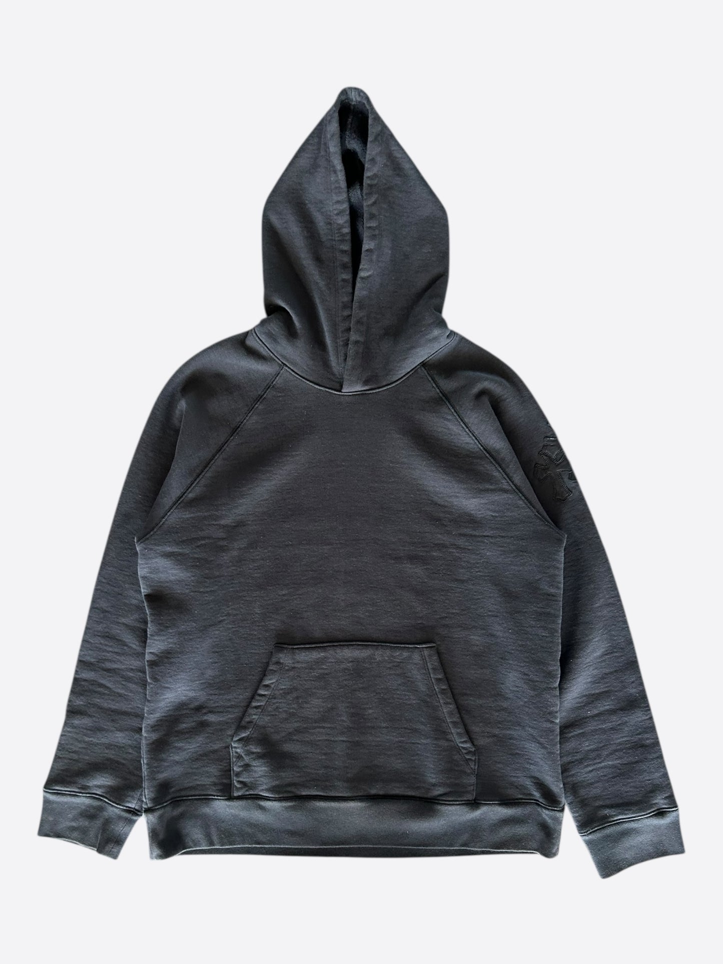 Chrome Hearts Black Triple Cross Patch Paper Jam Hoodie