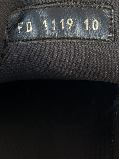 Louis Vuitton Brown Suede Monogram Trainers