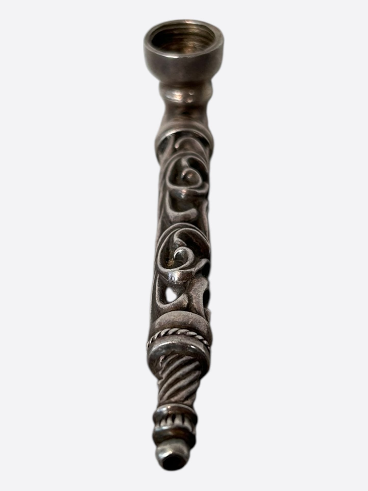 Chrome Hearts Silver Filigree Pipe