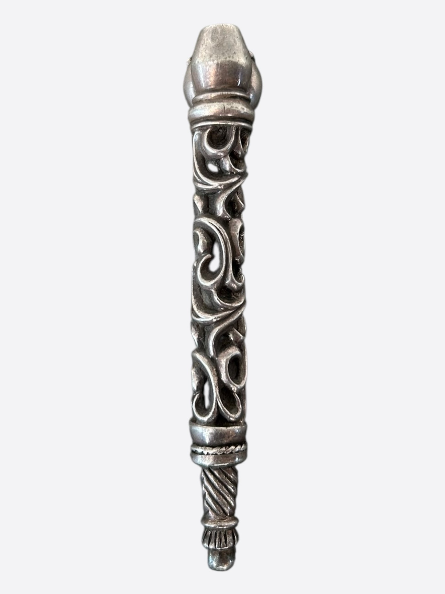 Chrome Hearts Silver Filigree Pipe