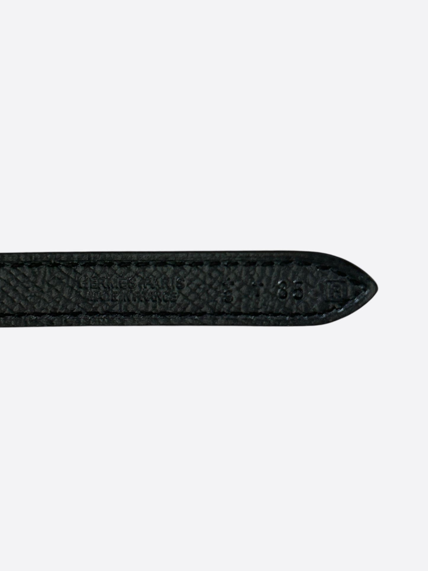 Hermes Bleu Saphir & Black Constance Reversible Belt