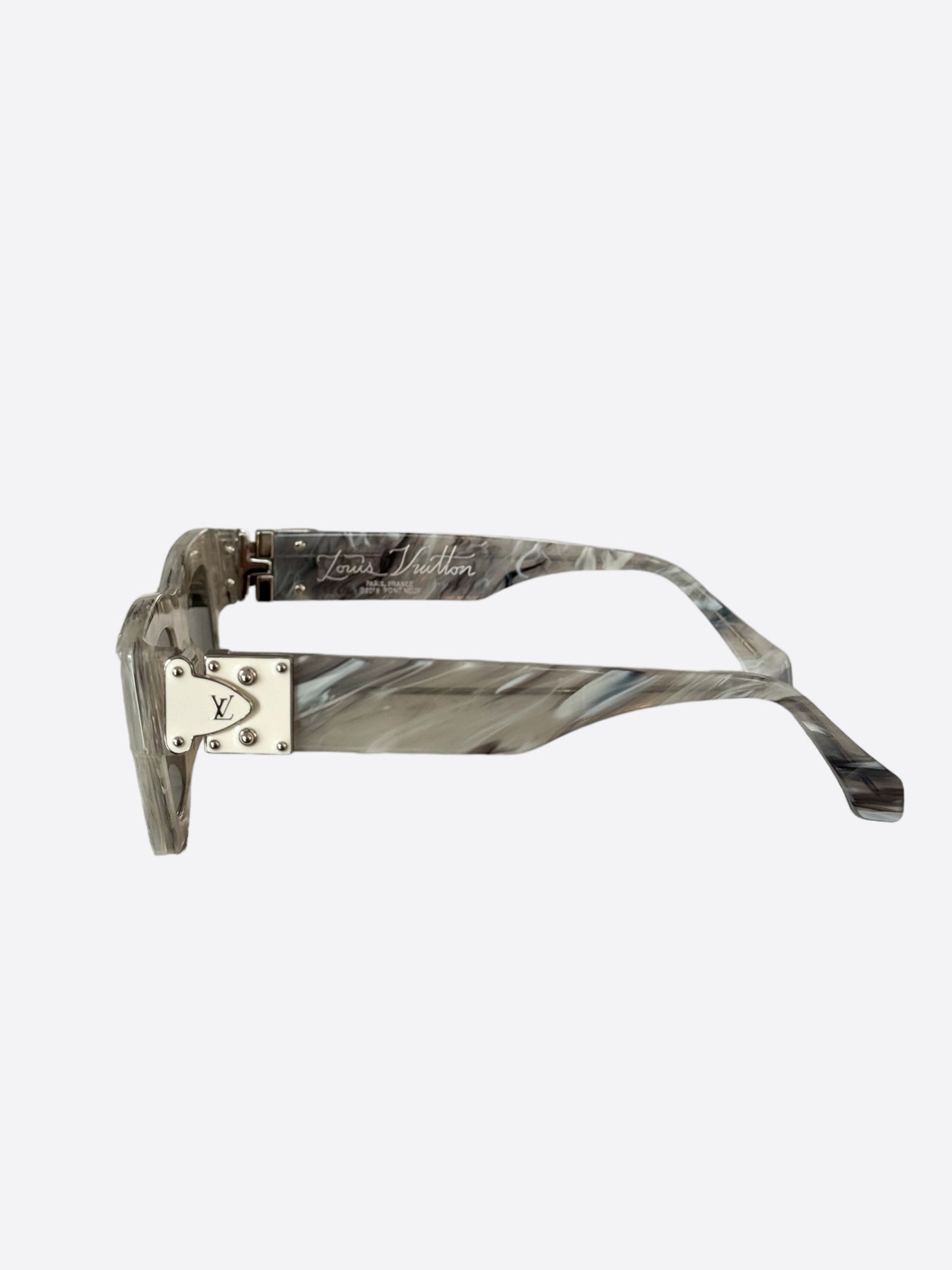 Louis Vuitton Grey Marble Match Sunglasses