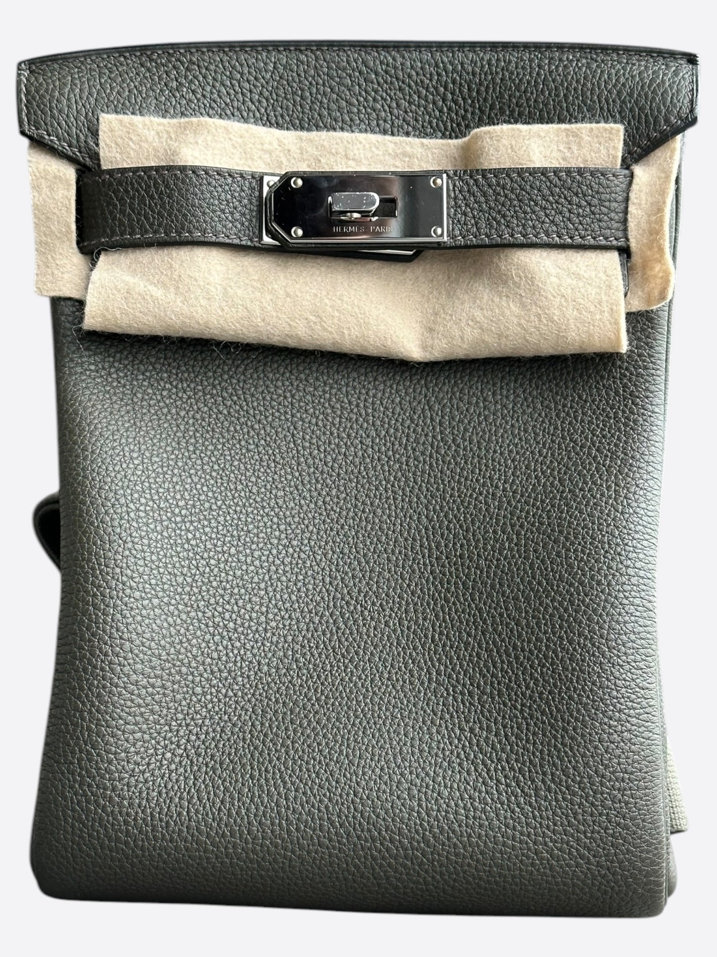 Hermes Olive HAC A Dos Crossbody Backpack