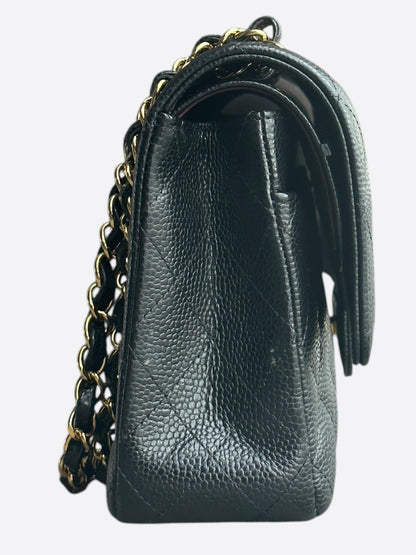 Chanel Black Caviar Quilted Medium Flap Bag