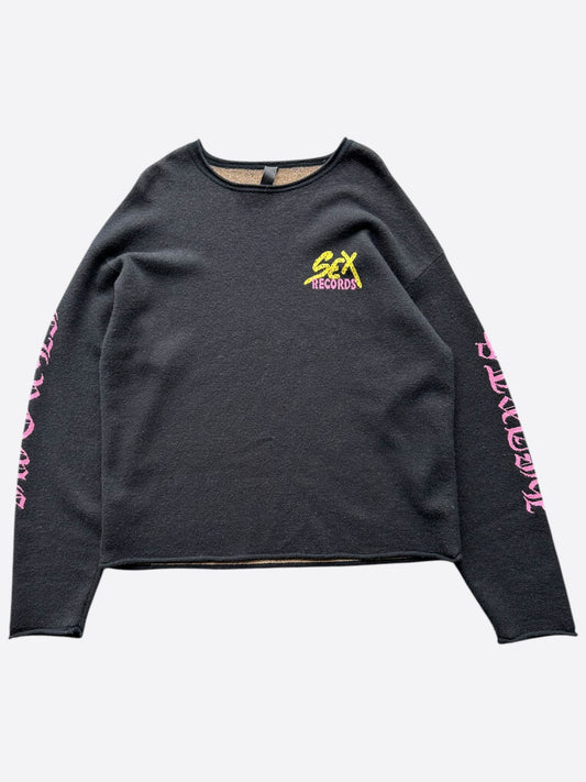 Chrome Hearts Matty Boy Black Sex Records Cashmere Sweater