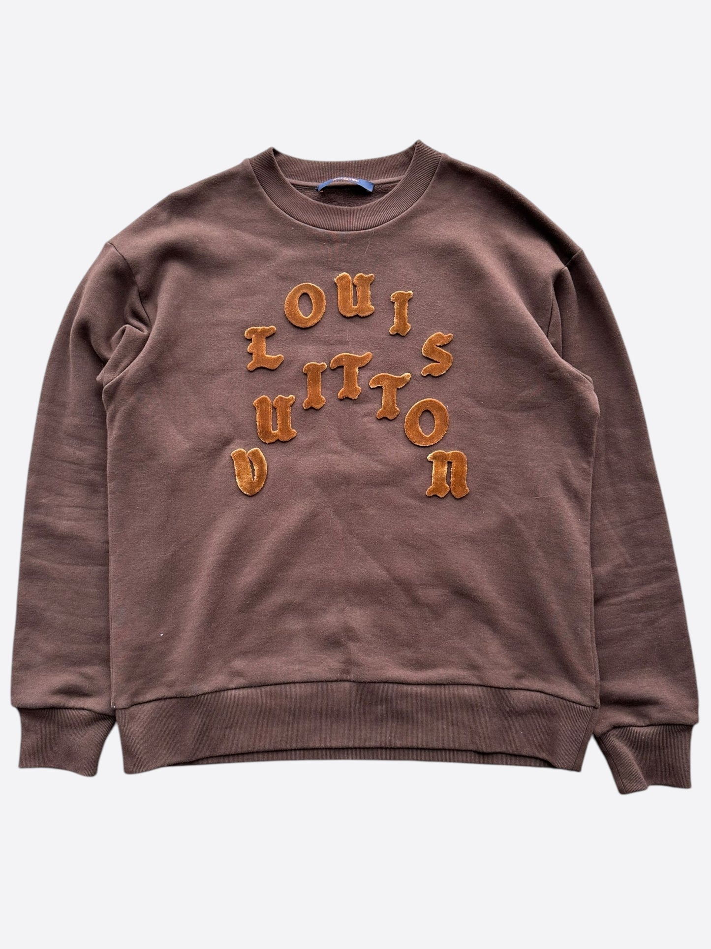 Louis Vuitton Brown Tuffetage Logo Sweater