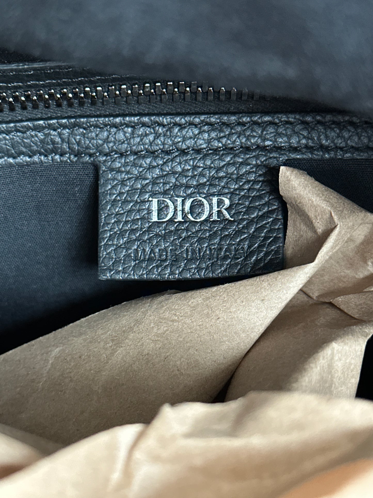 Dior Black Oblique Lingot 50 Duffle Bag