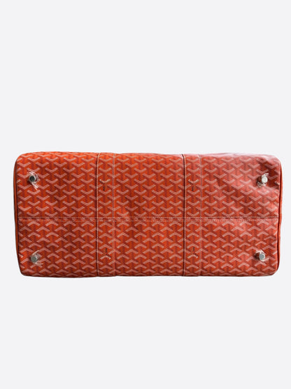 Goyard Orange Boston 50 Duffel Bag