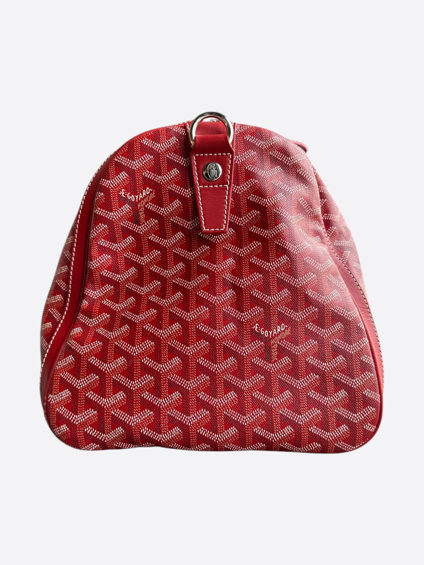 Goyard Red Croisiere 40 Duffel Bag